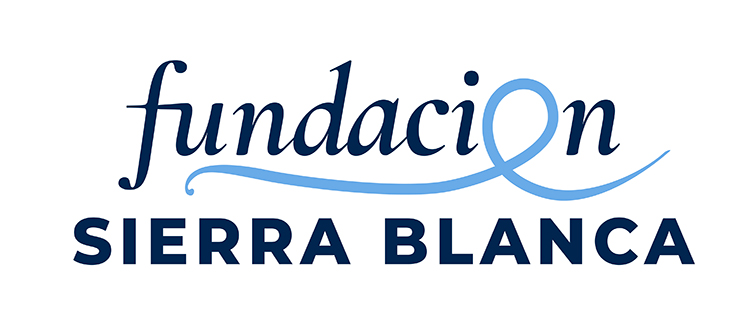 Fundación Sierra Blanca Logo. The Sierra Blanca Foundation held its first charity gala in La Câbane, Marbella, bringing together 400 guests, including Antonio Banderas and Sarah Almagro. The event raised over €350,000 for Malaga charities.